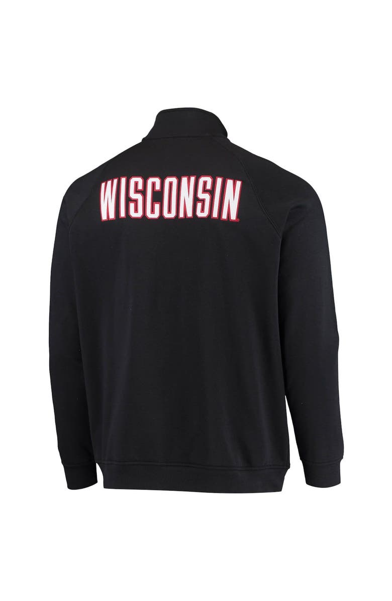 Under Armour Men's Under Armour Black Wisconsin Badgers Raglan Game Day Triad Full-Zip Jacket, Alternate, color, 