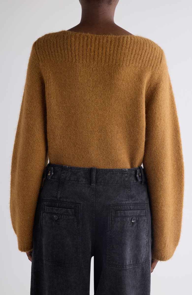 Isabel Marant Paulane Alpaca Blend Sweater, Alternate, color, Camel