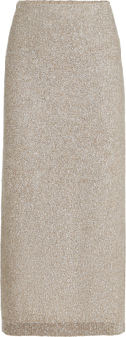 Brunello Cucinelli Dazzling texture skirt