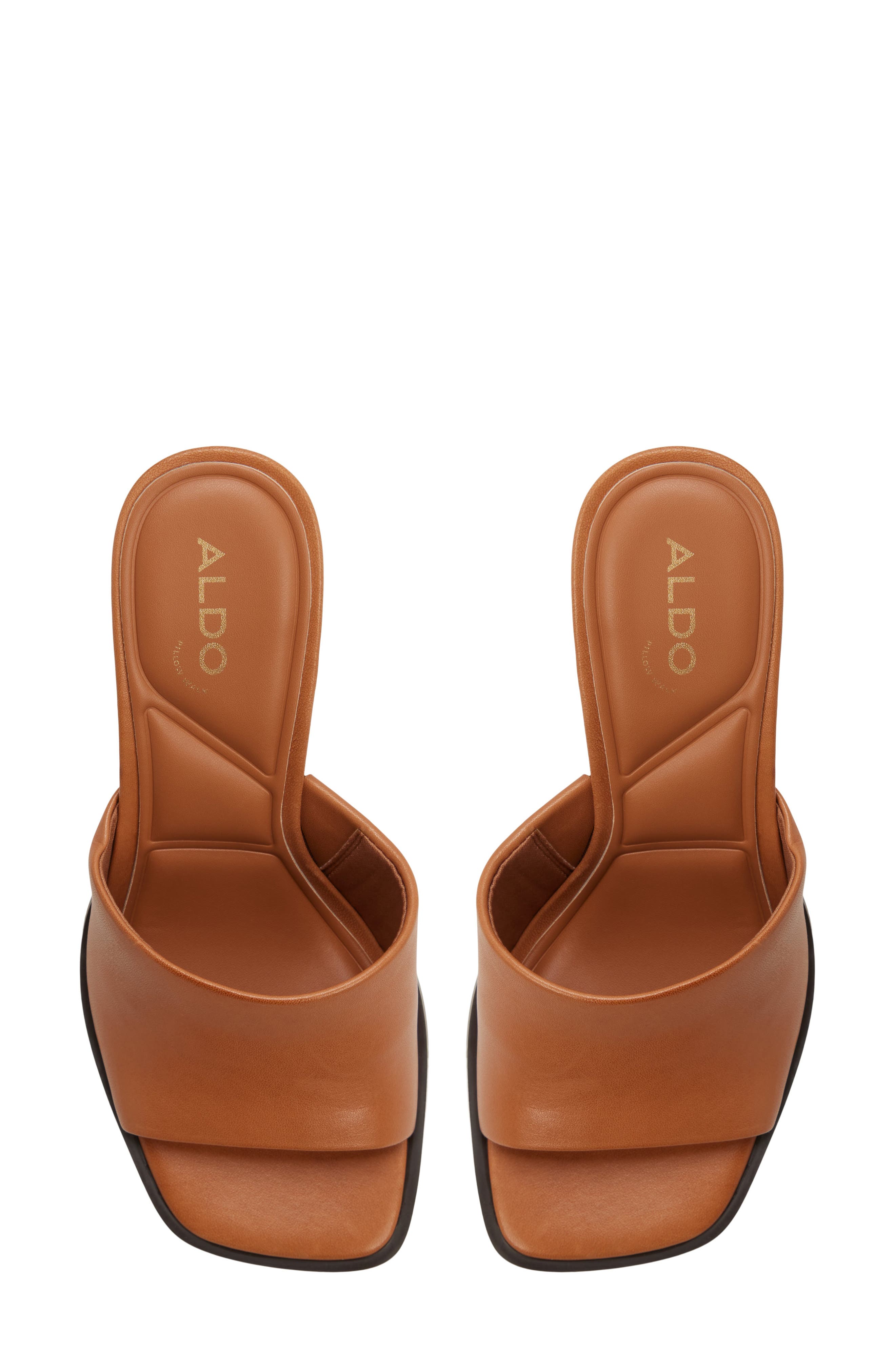 ALDO Sophia Slide Sandal, Alternate, color, Light Brown