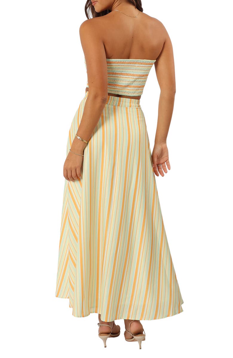 Petal & Pup Serafina Stripe Strapless Two-Piece Sundress, Alternate, color, 