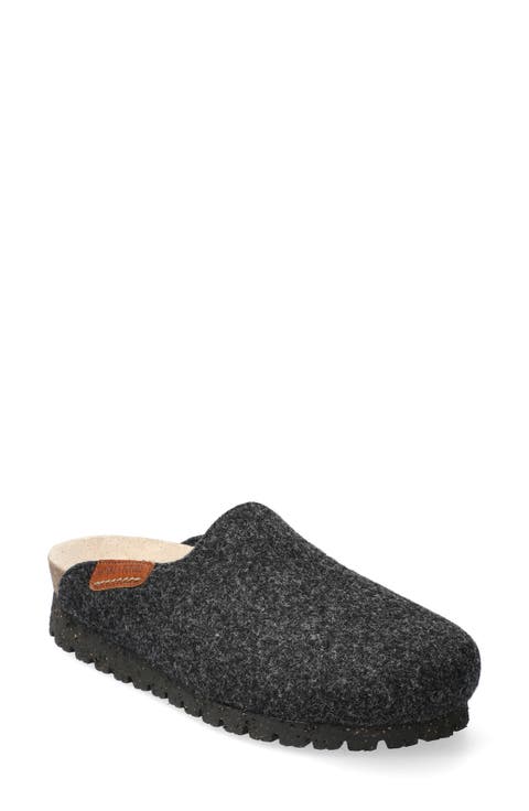 Thea Boiled Wool Clog