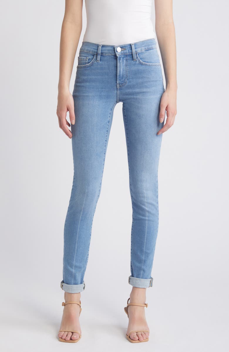 FRAME Le Garcon Ankle Boyfriend Jeans, Main, color, Clearwater