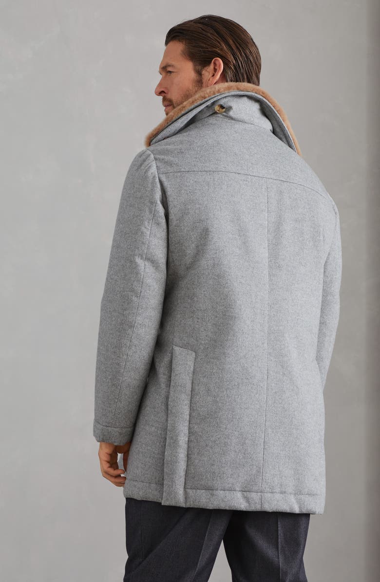 Brunello Cucinelli Cashmere beaver coat, Alternate, color, 