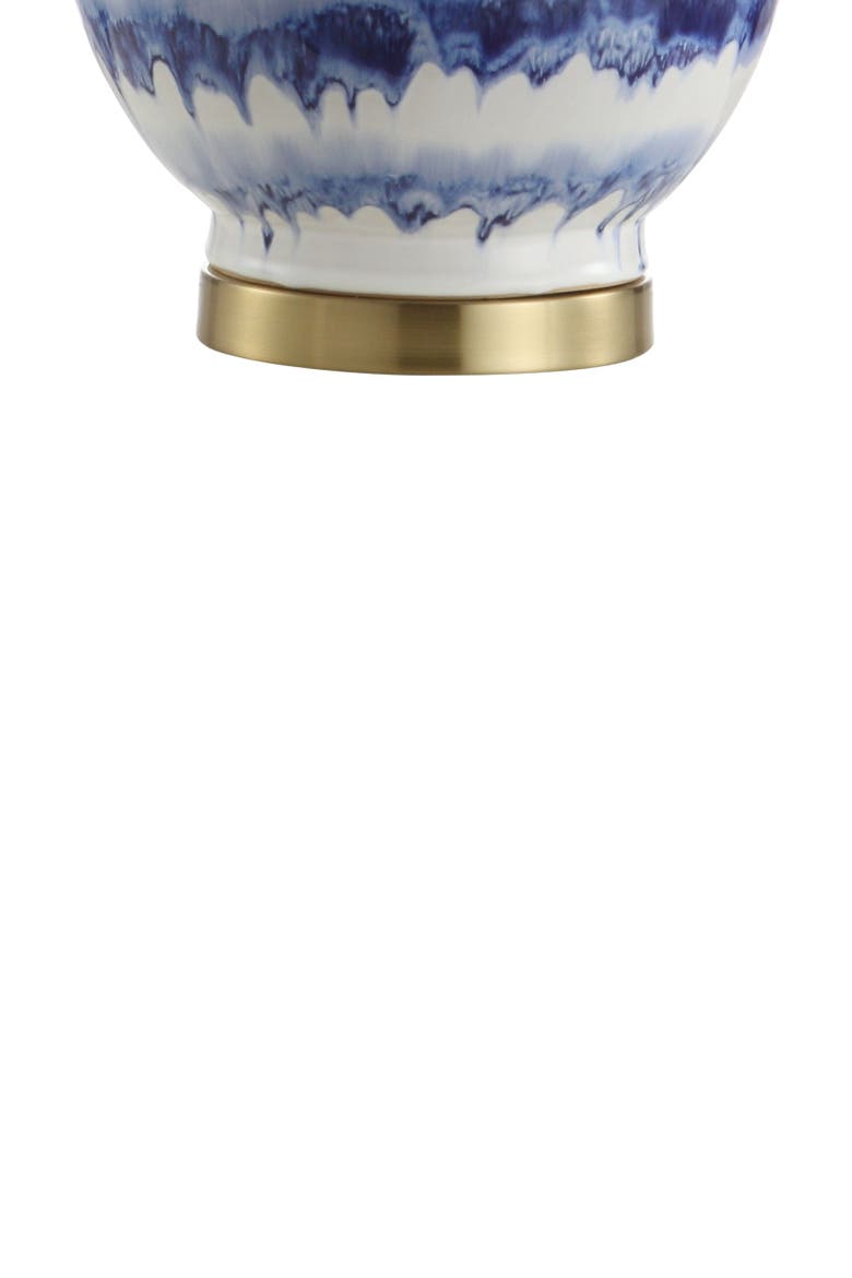 Tucker 30.5" Ceramic/Metal LED Table Lamp, Alternate, color, Blue/White