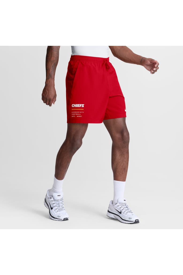Men's Nike Red Kansas City Chiefs Form Dri-FIT Shorts, Main, color, Red