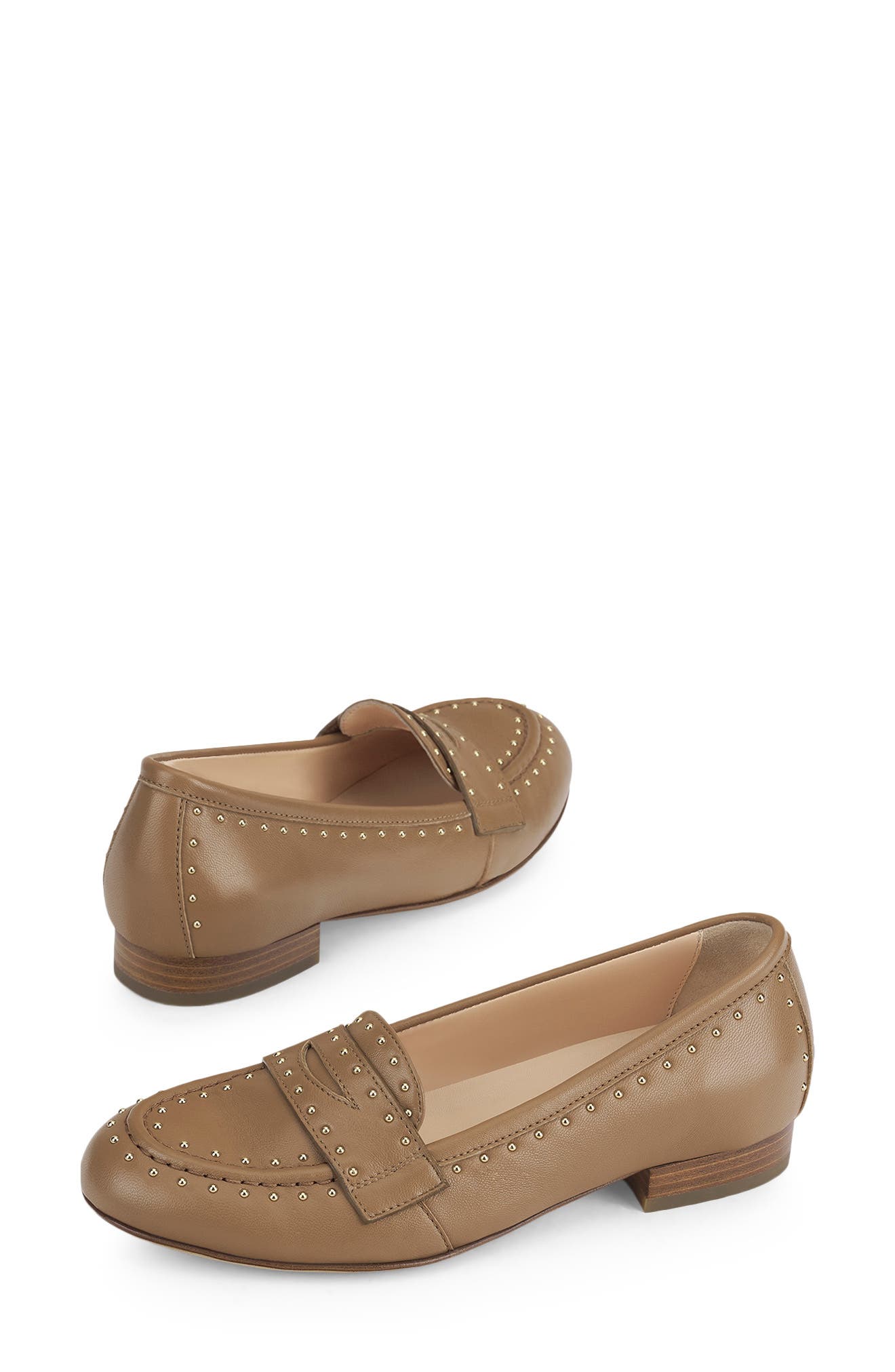 AGL New College Penny Loafer, Alternate, color, Cocoa