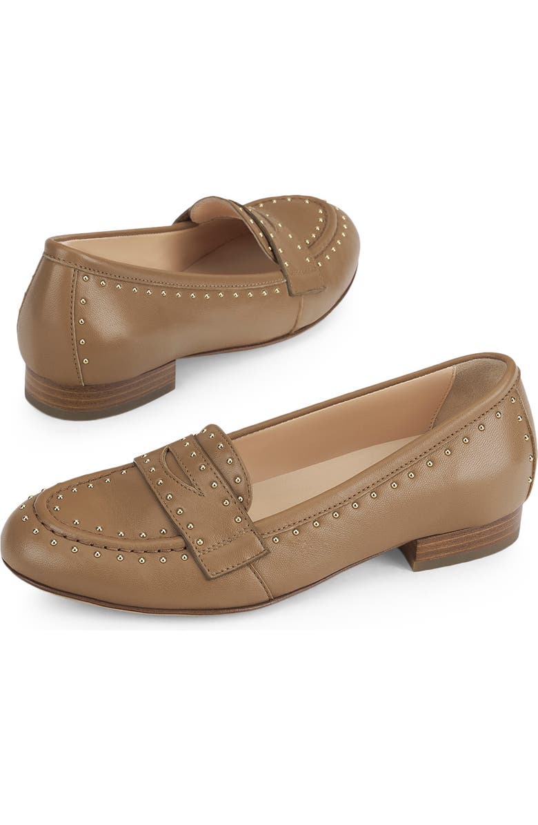 AGL New College Penny Loafer, Alternate, color, Cocoa