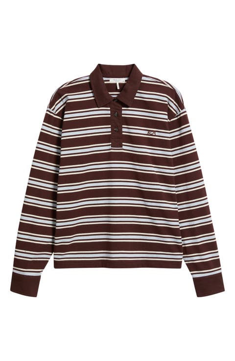 Stripe Cotton Rugby Shirt