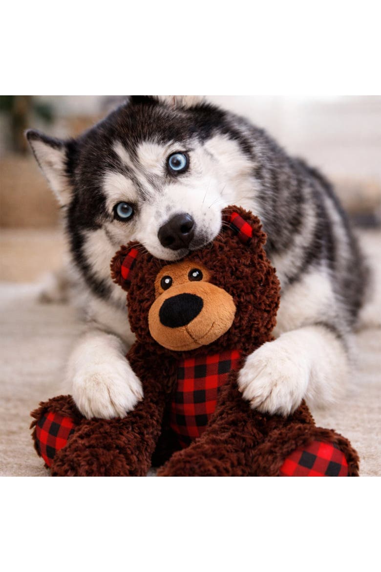 Plush Dog Toy, Alternate, color, Brown