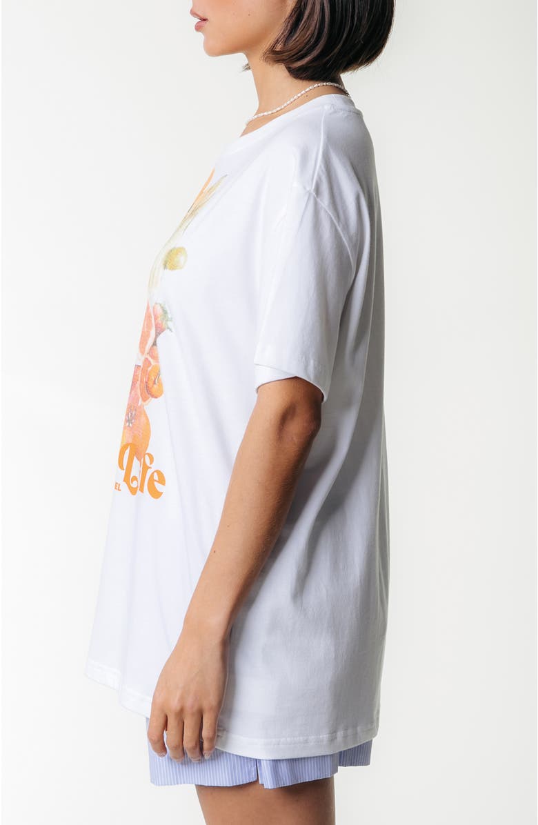 Colourful Rebel Island Life Loosefit Tee, Alternate, color, White