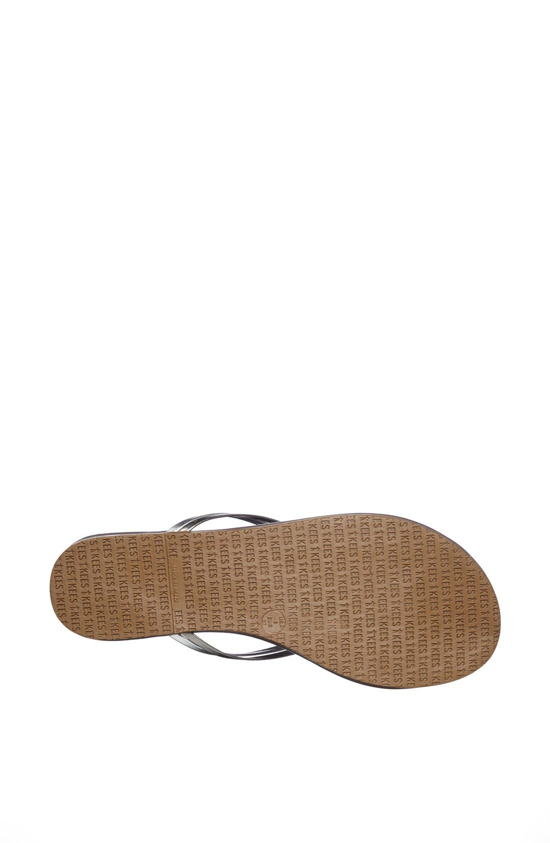 'Duos' Flip Flop, Alternate, color, SILVER SHOWERS