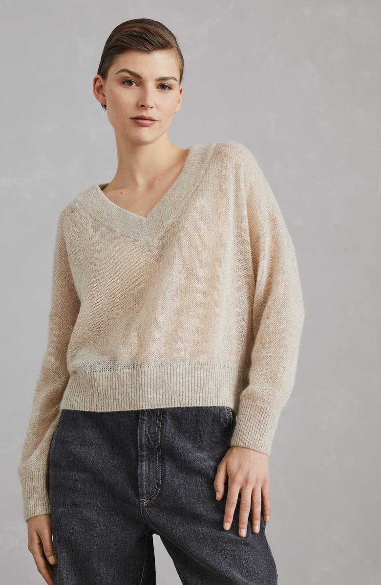 Brunello Cucinelli Mohair and wool sweater, Alternate, color,