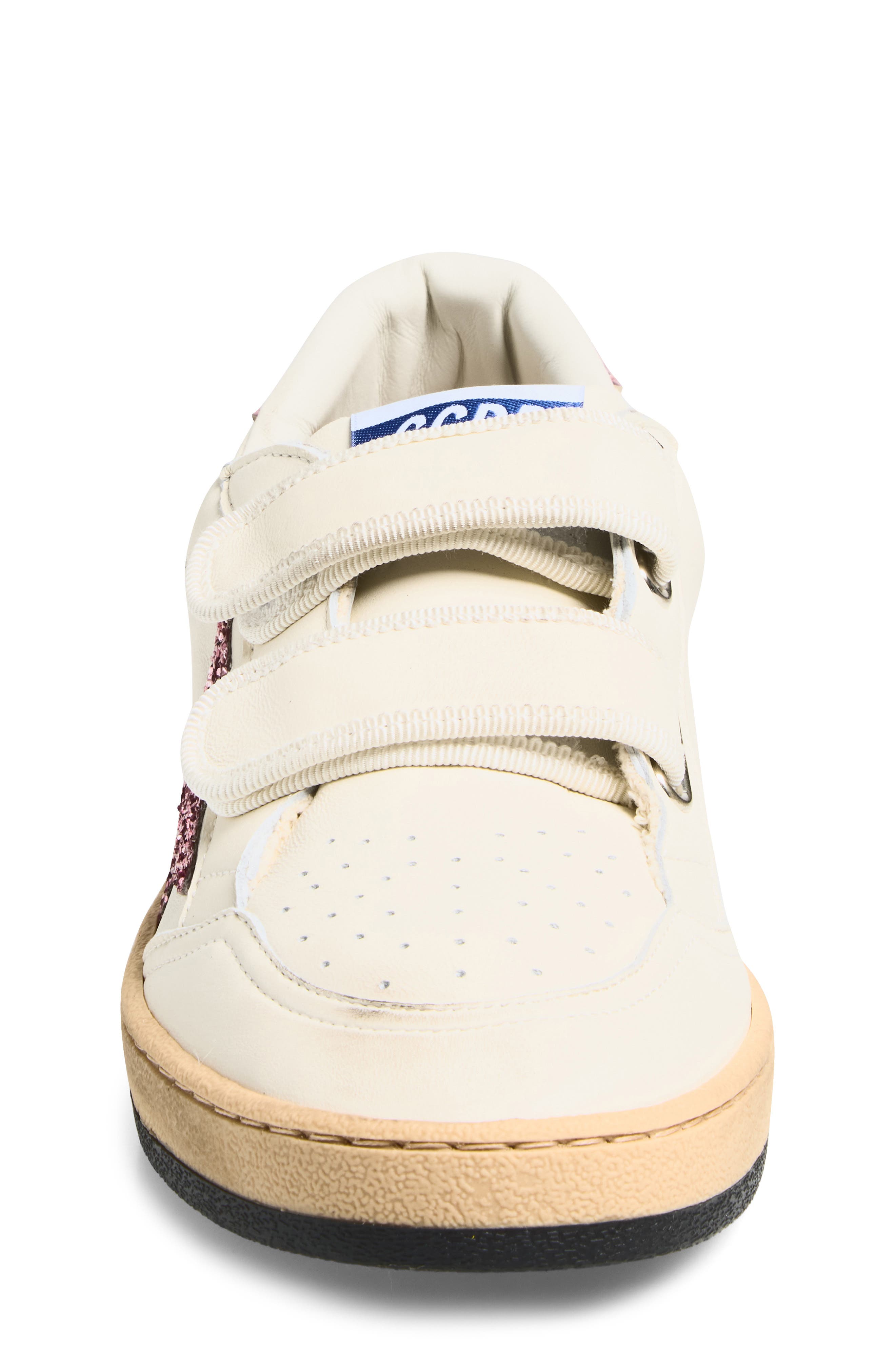 Golden Goose Kids' Ball Star Low Top Sneaker, Alternate, color, White/ Bubblegum/ Lilac