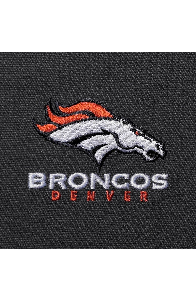 DUNBROOKE Men's Dunbrooke Navy Denver Broncos Dakota Cotton Canvas Hooded Jacket, Alternate, color, 