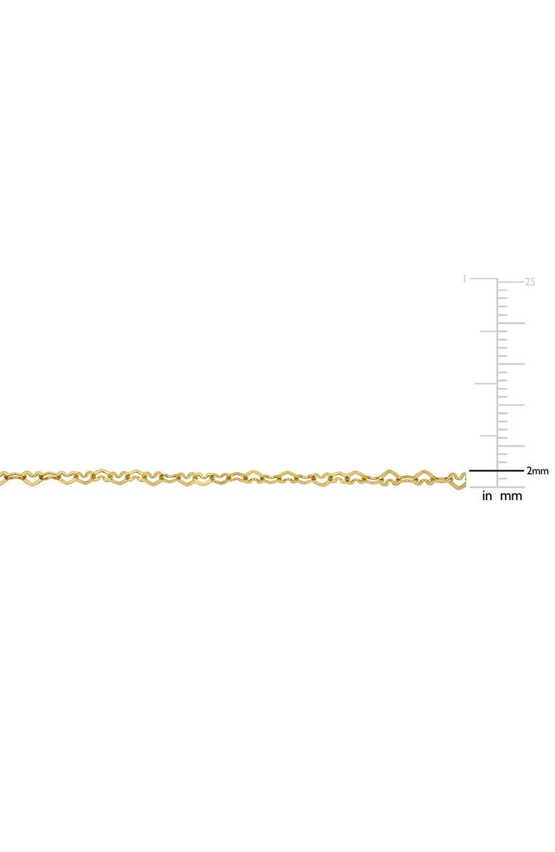 DELMAR Heart Link Bracelet, Alternate, color,