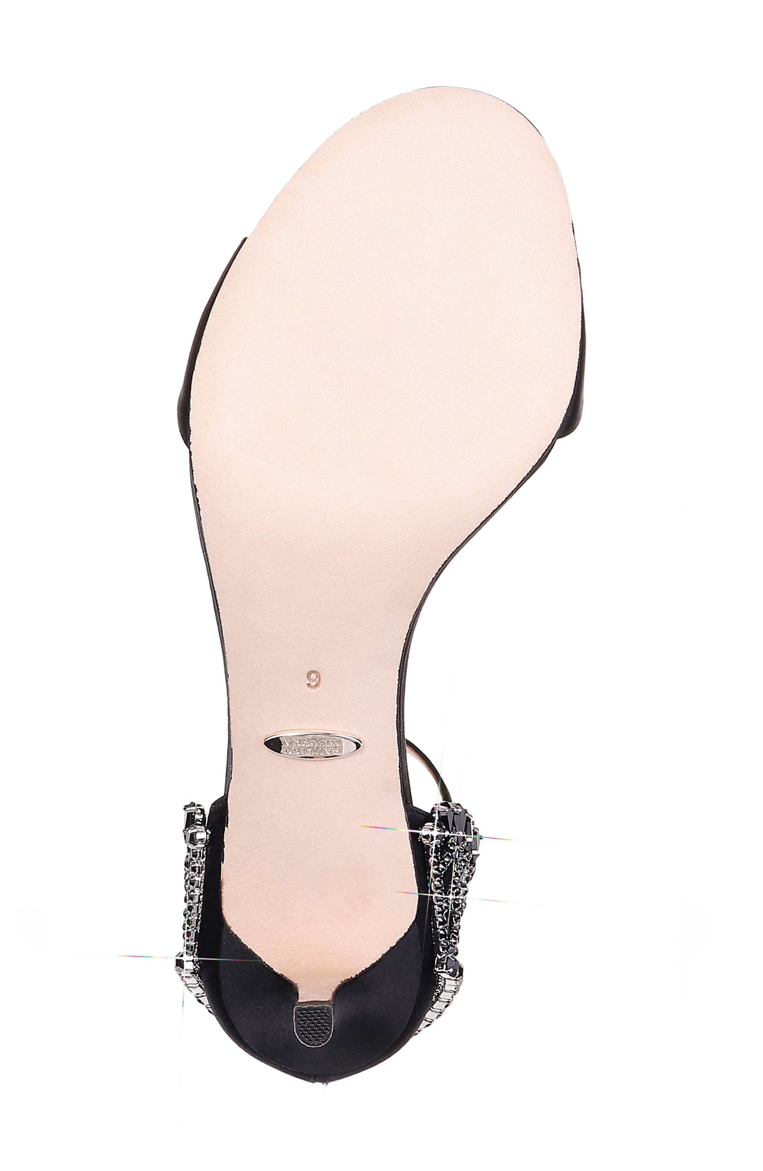 Badgley Mischka Collection Badgley Mischka Adora Embellished Kitten Heel Sandal, Alternate, color, 