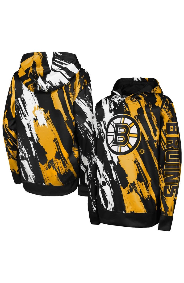 Outerstuff Preschool Black Boston Bruins Master Snipe Pullover Hoodie, Main, color, 