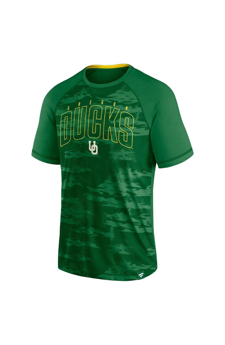 FANATICS Men's Fanatics Branded Green Oregon Ducks Arch Outline Raglan T-Shirt, Alternate, color, Green