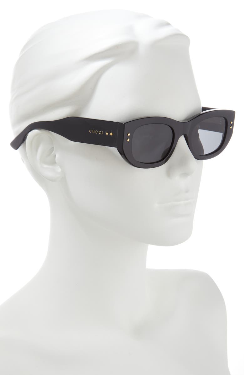 Gucci 51mm Square Sunglasses, Alternate, color, 
