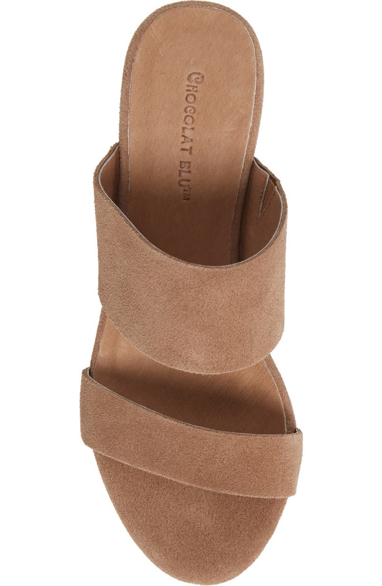 Chocolat Blu Strappy Wedge Slide Sandal, Alternate, color,
