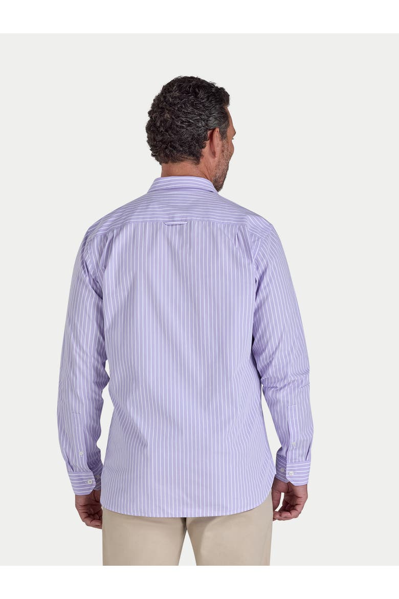 Long Sleeve Stripe Shirt, Alternate, color, Lilac