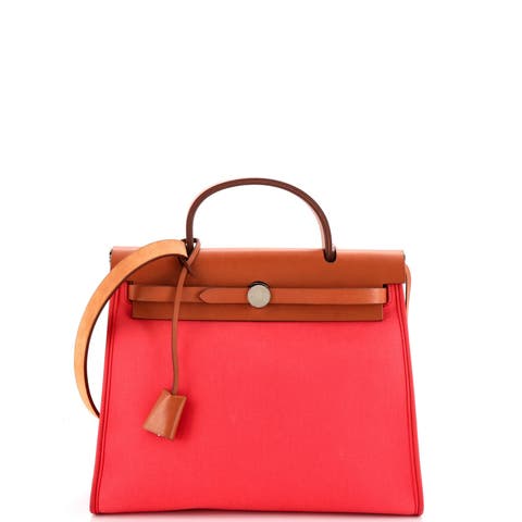 Herbag Zip Leather and Toile 31