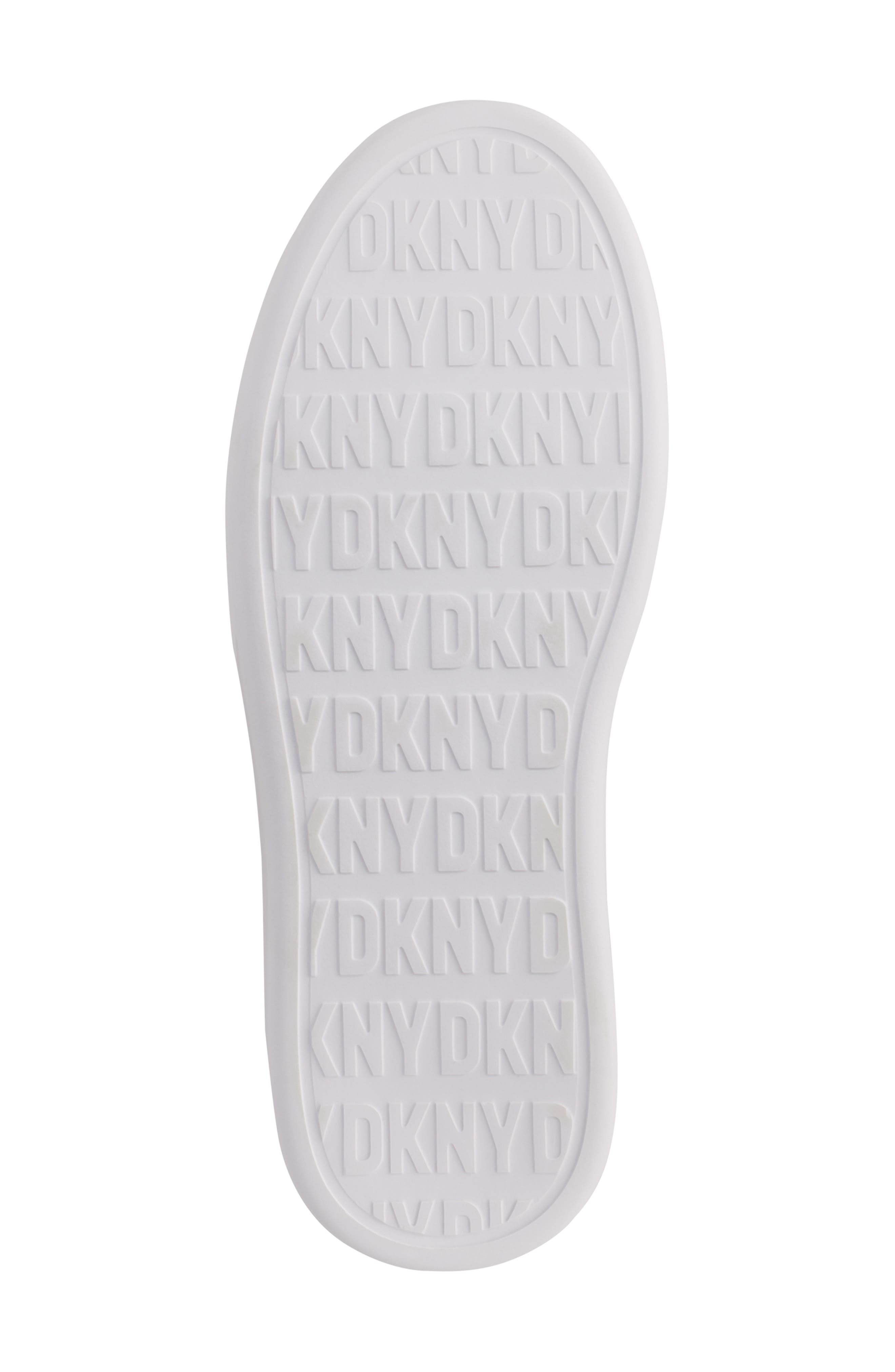 DKNY Jonas Knit Platform Sneaker, Alternate, color, Black