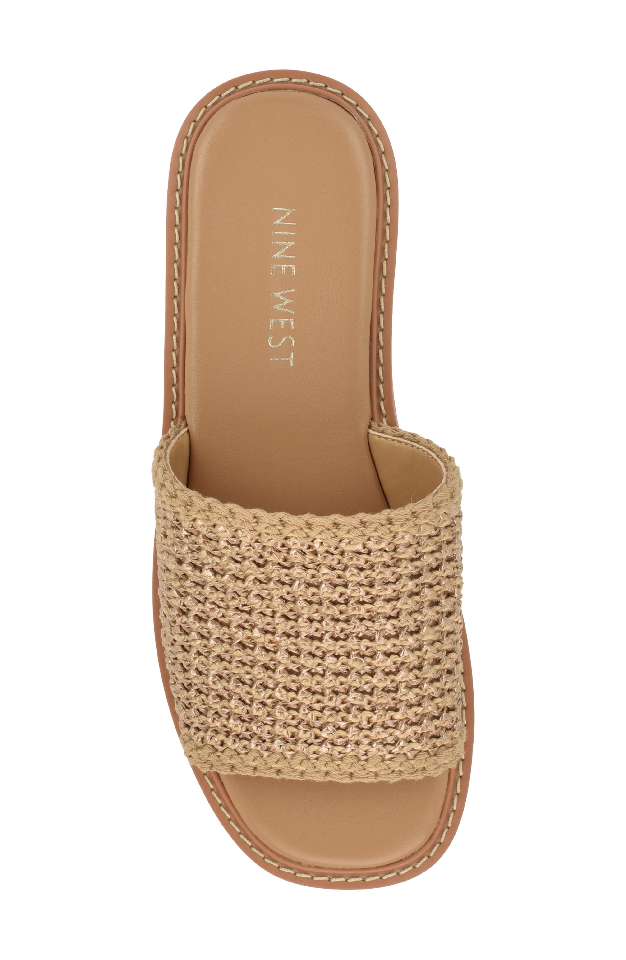 Keller Platform Slide Sandal, Alternate, color, PLATINO