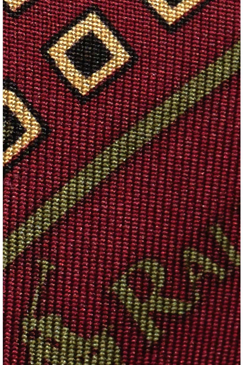 Silk Foulard Square Scarf, Alternate, color, WINE MULTI
