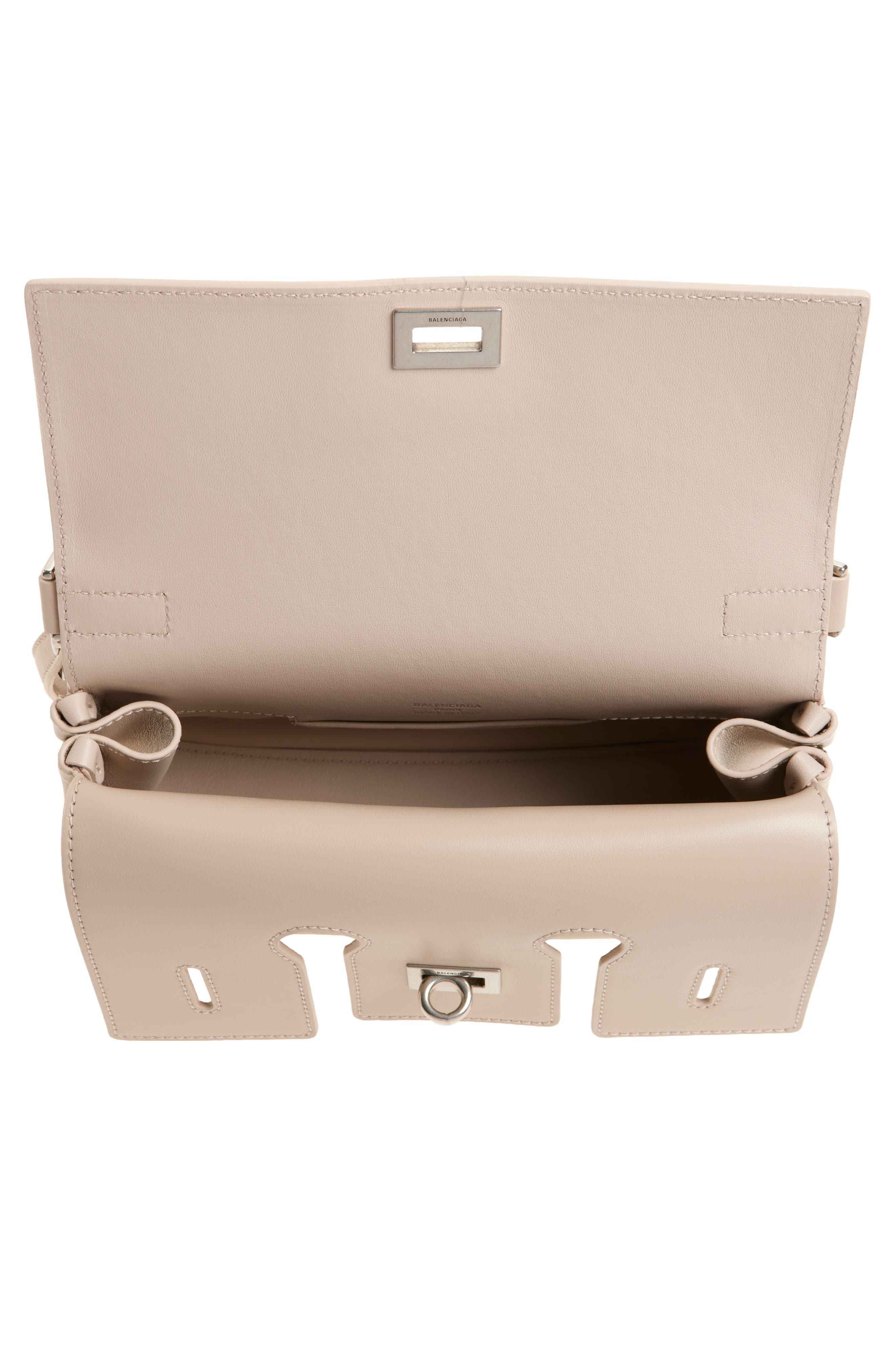 Balenciaga XS Bel Air Flap Leather Shoulder Bag, Alternate, color, 