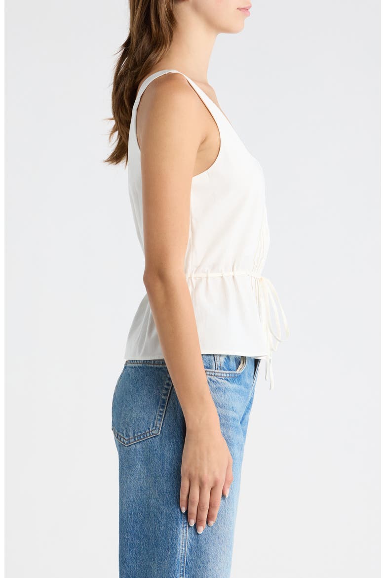 Elowen Poplin Top, Alternate, color, WHITE