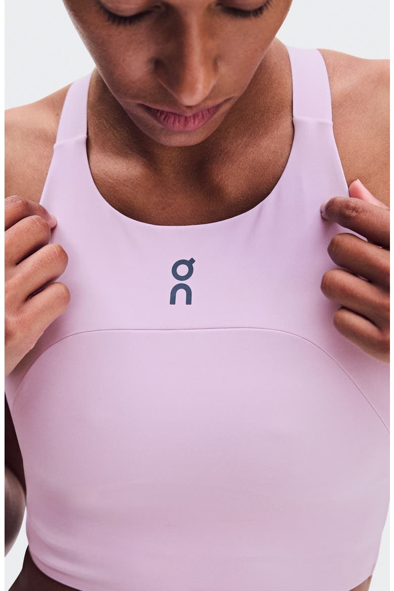 Performance Crop Sports Bra, Alternate, color, FOXGLOVE