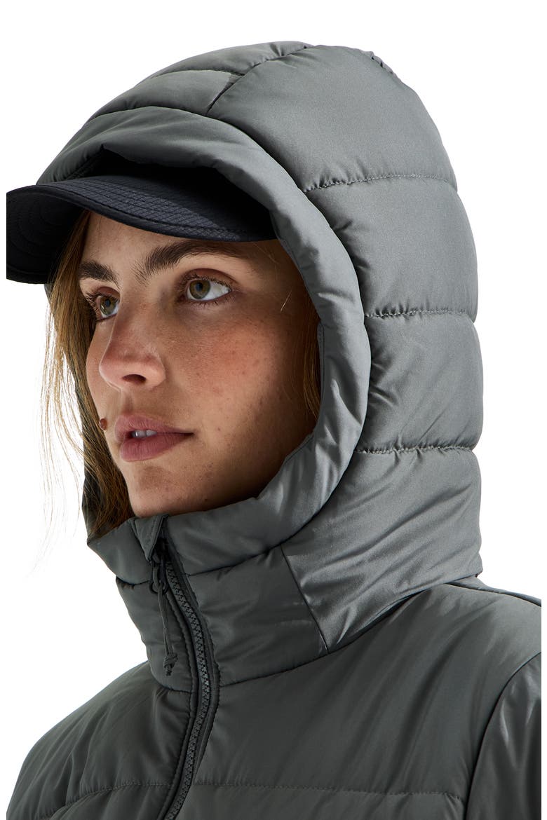 Aconcagua Water Repellent Hood Jacket, Alternate, color, SMOKED PEARL