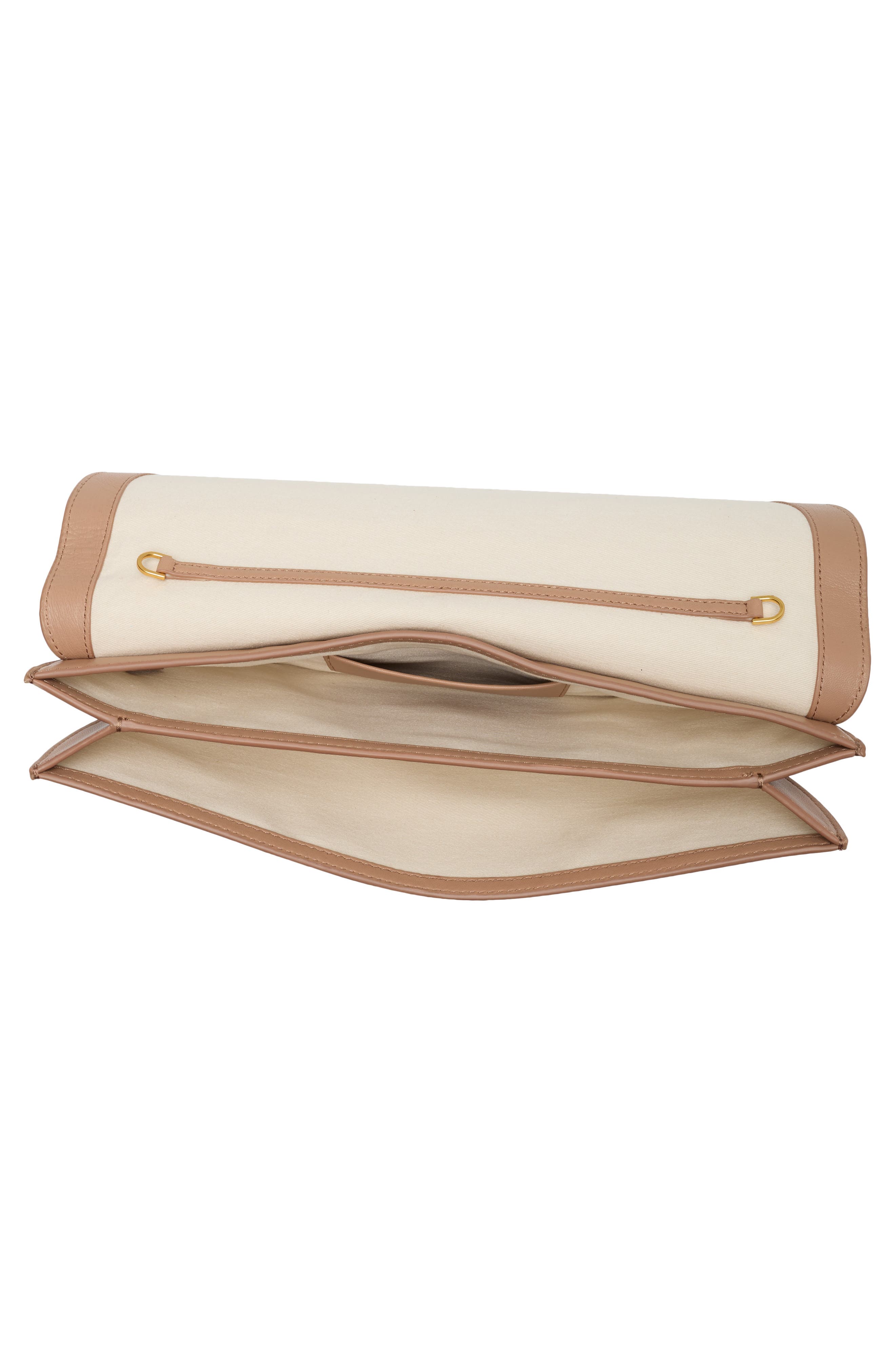 Arca Leather Clutch, Alternate, color, PECAN