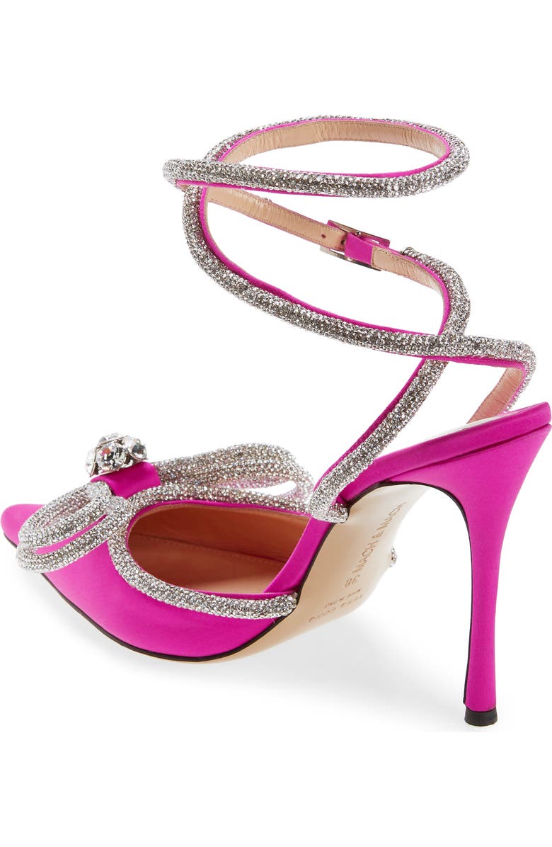 Mach & Mach Double Crystal Bow Pointed Toe Pump, Alternate, color,