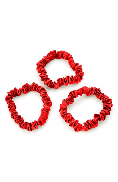 3-Pack Skinny Silk Scrunchies