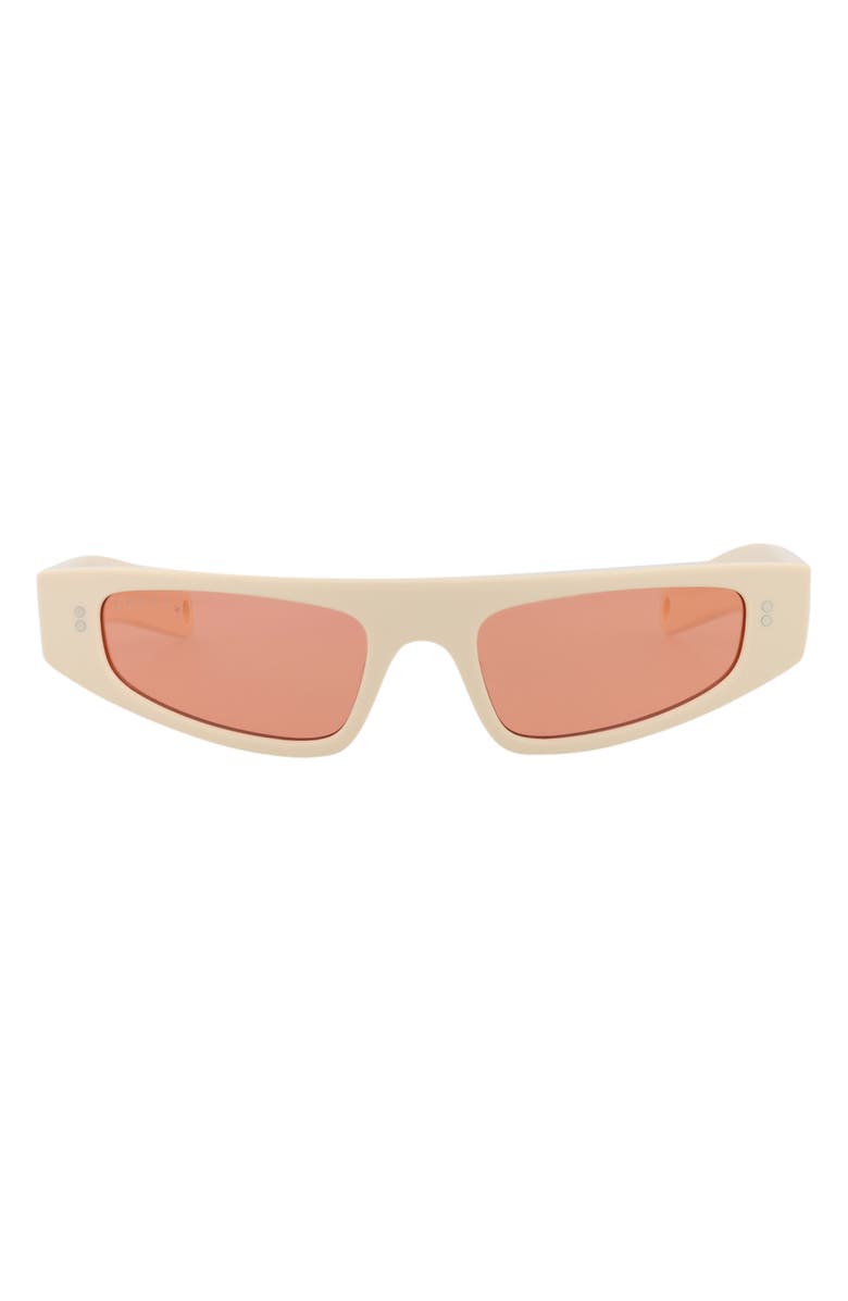 Gucci 51mm Cat Eye Sunglasses, Main, color, Ivory Ivory Red