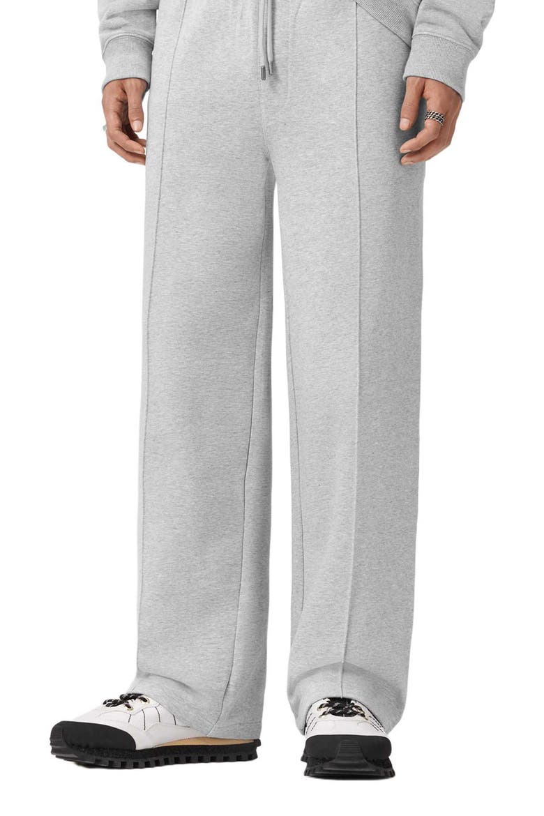 Milo Tie Waist Sweatpants, Main, color, LIGHT GREY MARL