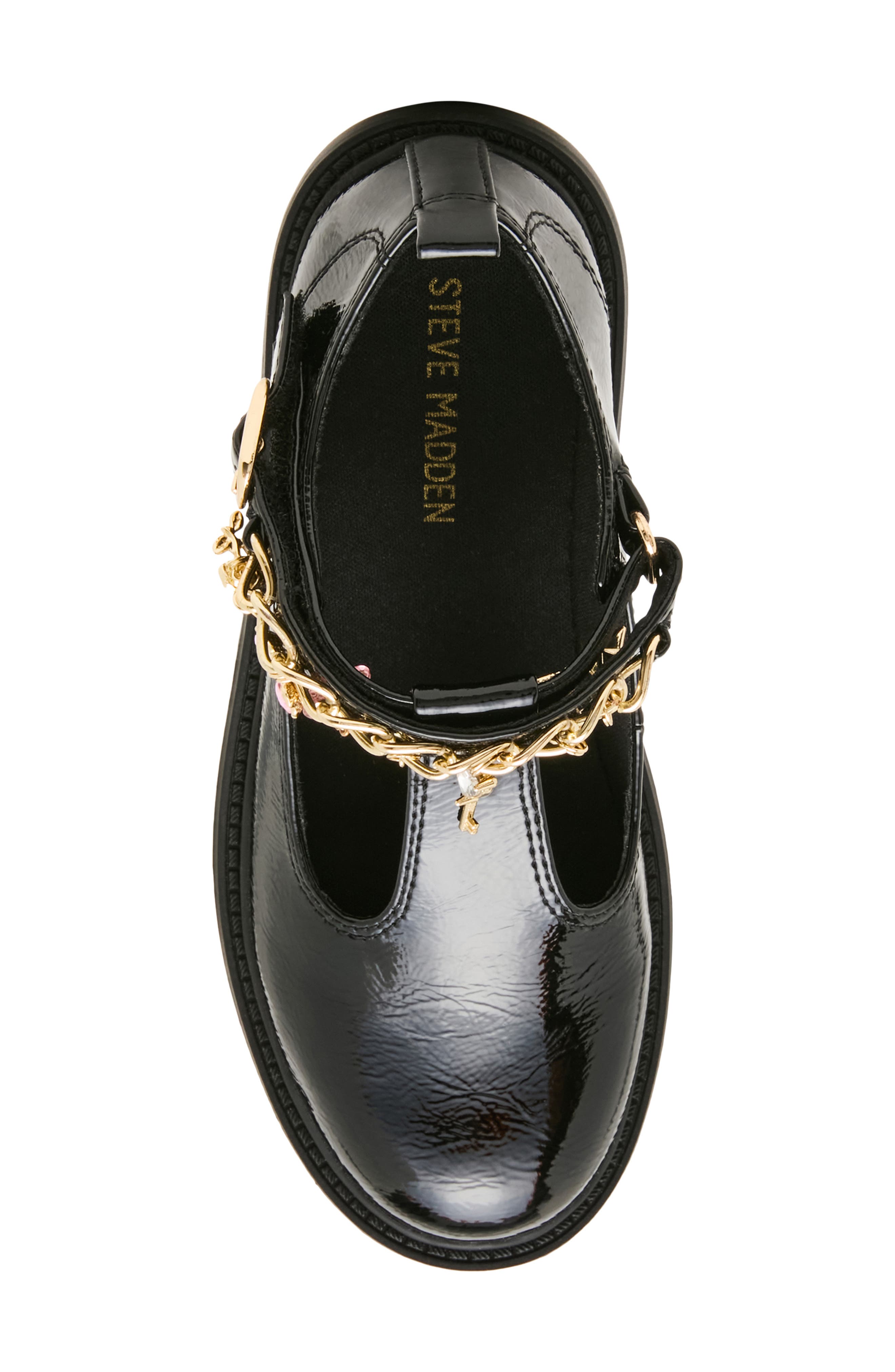 Steve Madden Kids' JLUNDIN Faux Leather Mary Jane, Alternate, color, Black