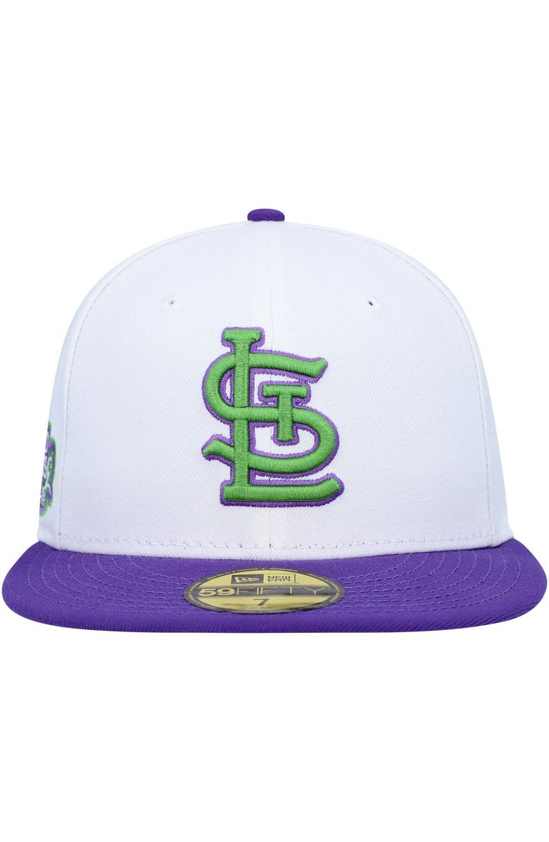 New Era Men's New Era White St. Louis Cardinals 2011 World Series Side Patch 59FIFTY Fitted Hat, Alternate, color, White