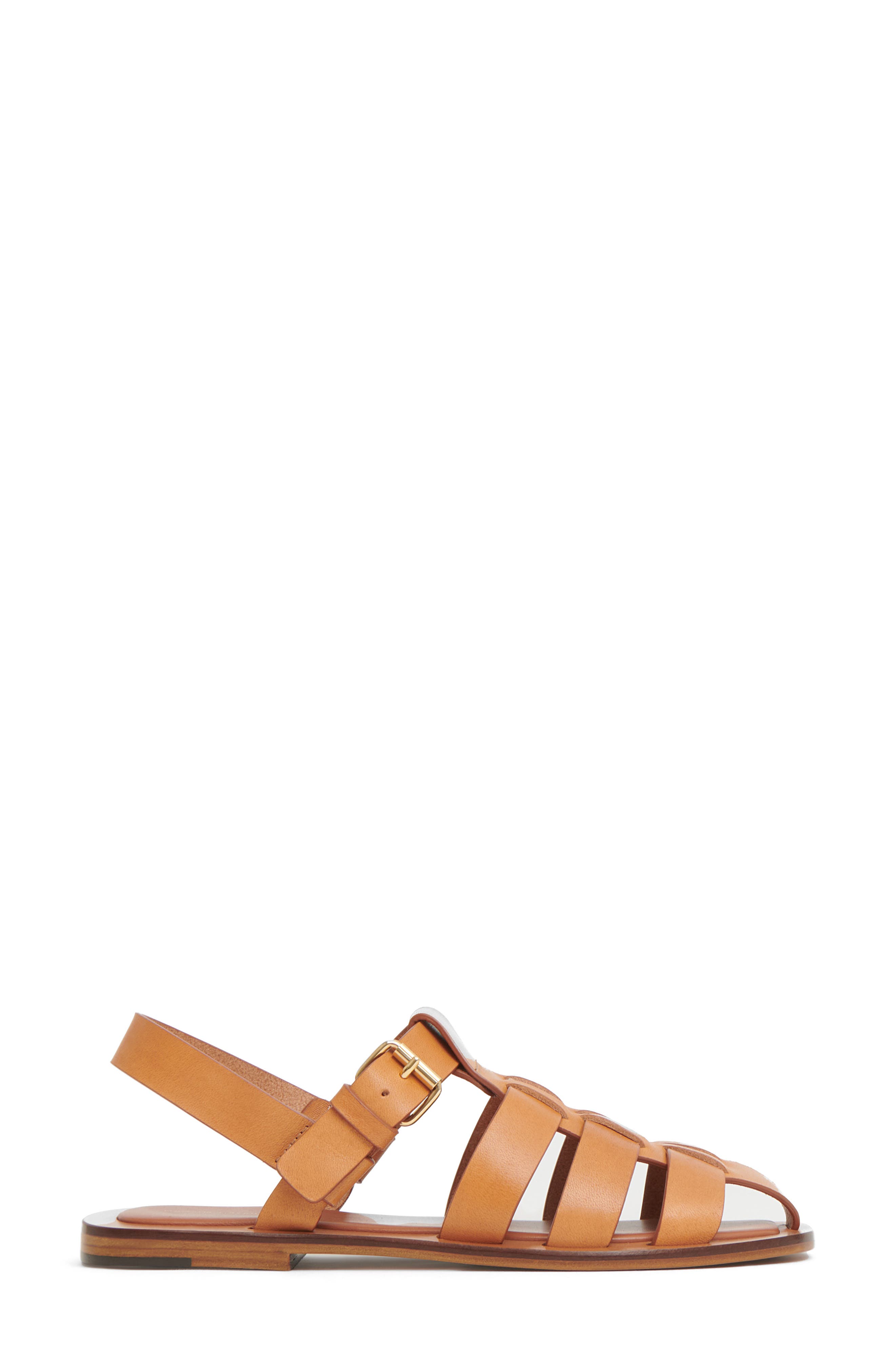 Slingback Fisherman Sandal, Alternate, color, CAMMELLO
