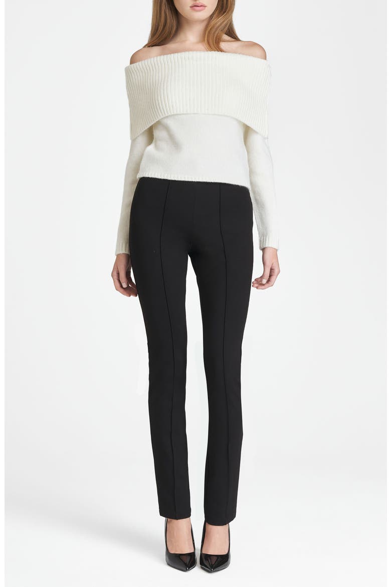 Vivienne Slim Pants, Main, color, BLACK