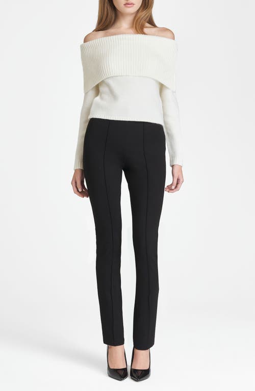 Wayf Vivienne Slim Pants In Black