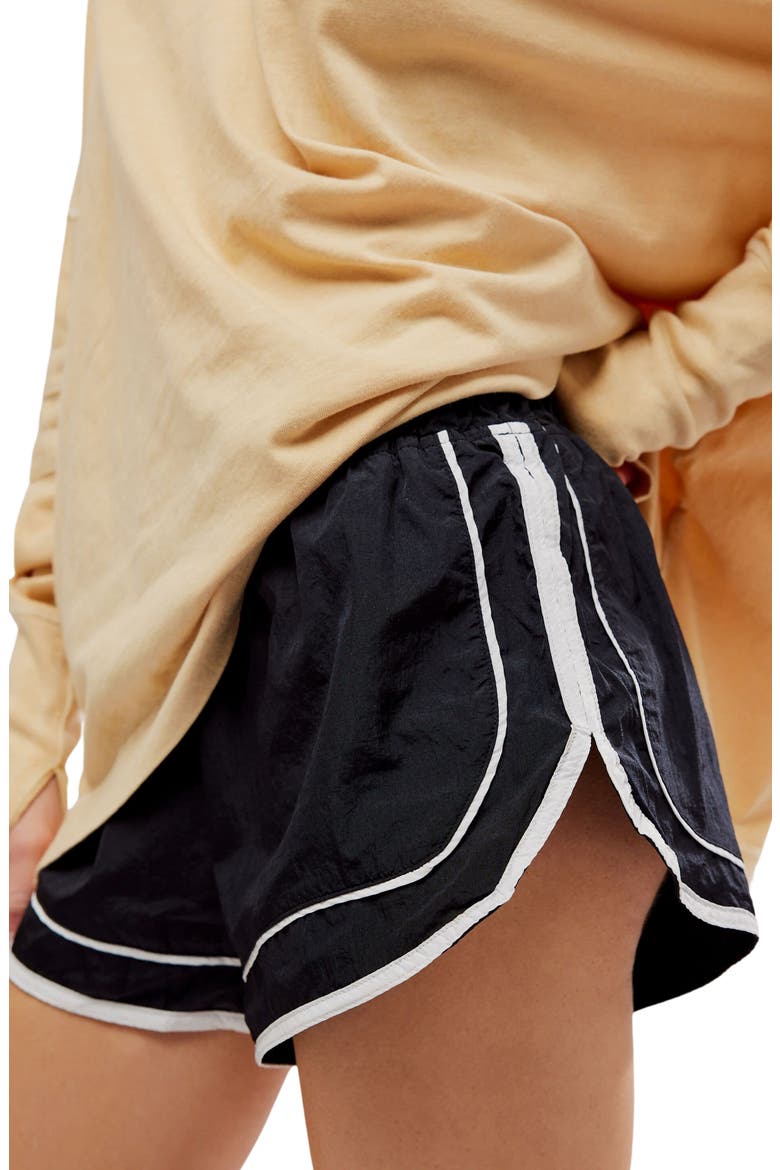 FP Movement Varsity Blues Water Resistant Athletic Shorts, Alternate, color, BLACK COMBO