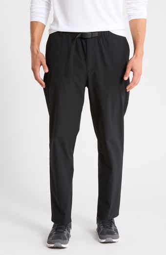 Belted Relaxed Tapered Pull-On Pants