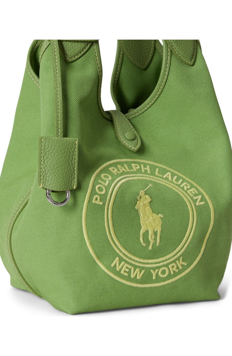 Polo Ralph Lauren Polo Play Crest Canvas Tote, Alternate, color, Parakeet