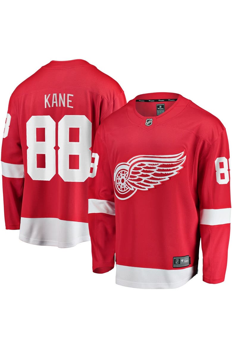 Men's Fanatics Patrick Kane Red Detroit Red Wings Home Breakaway Player Jersey, Alternate, color, Red