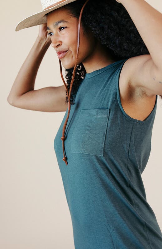 POPLINEN Plus Sophie Tank Jersey Dress (Women) | Nordstrom