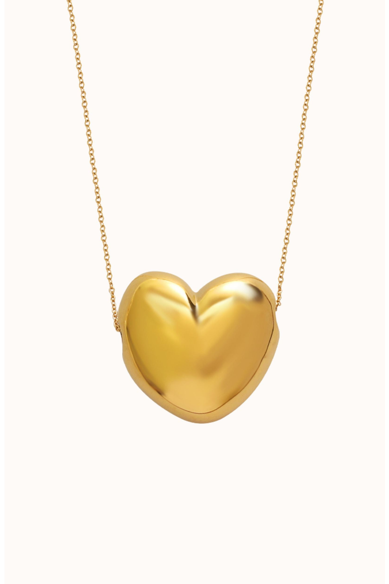 Heart Necklace, Main, color, Gold
